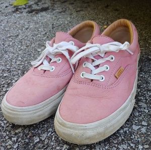 Pink suede vans